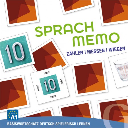 Sprachmemo Deutsch A1 Zahlen, Messen, Wiegen Hueber Verlag