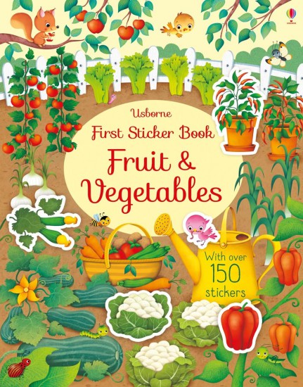 First sticker books Fruit and vegetables