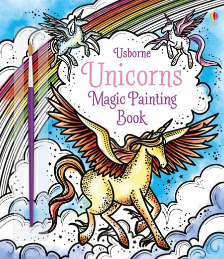 Unicorns magic painting book