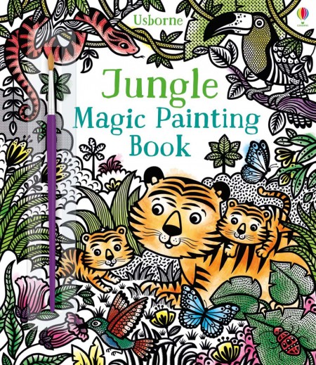 Jungle magic painting book Usborne Publishing