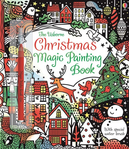 Christmas magic painting book Usborne Publishing