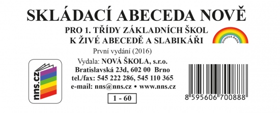 Skládací abeceda NOVĚ (1-60) NOVÁ ŠKOLA, s.r.o