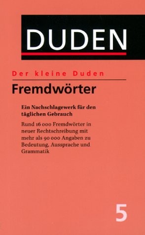 Der kleine Duden 5 Fremdwörterbuch Bibliographisches Institut GmbH