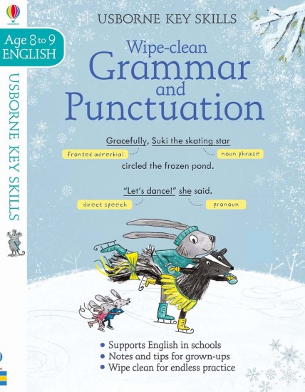Wipe-Clean Grammar a Punctuation 8-9 Usborne Publishing