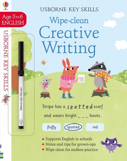 Wipe-Clean Creative Writing 5-6 Usborne Publishing