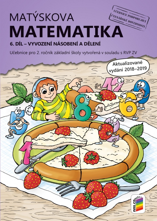 Matýskova matematika, 6. díl – počítání do 100 (vyvození násobení a dělení) - aktualizované vydání 2019 (2A-37) NOVÁ ŠKOLA, s.r.o