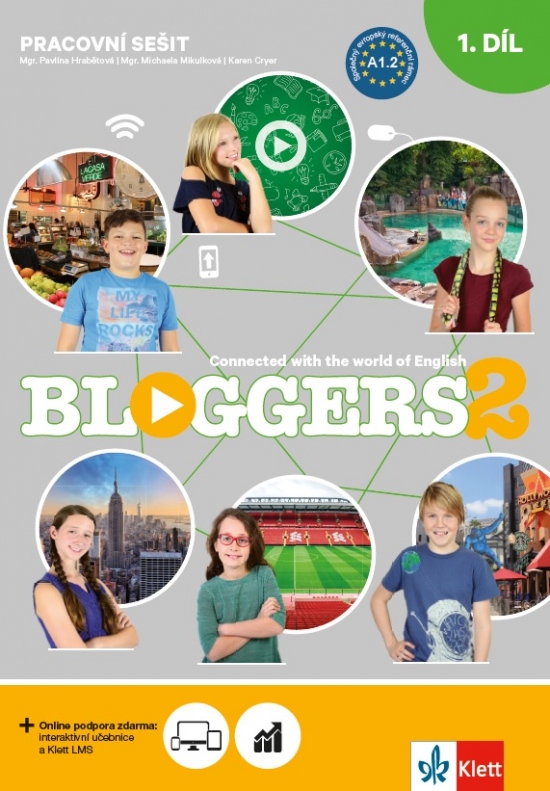 Bloggers 2 (A1.2) - 2dílný pracovní sešit + žákovská licence Klett nakladatelství