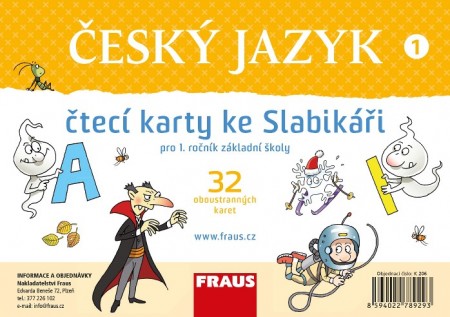 Český jazyk 1 pro ZŠ (nová generace) čtecí karty ke Slabikáři Fraus