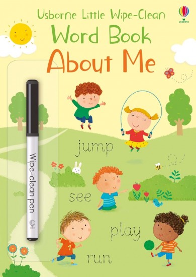 Little wipe-clean word books About me