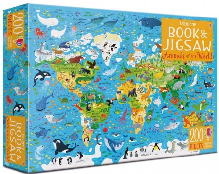 Book and Jigsaw Animals of the world