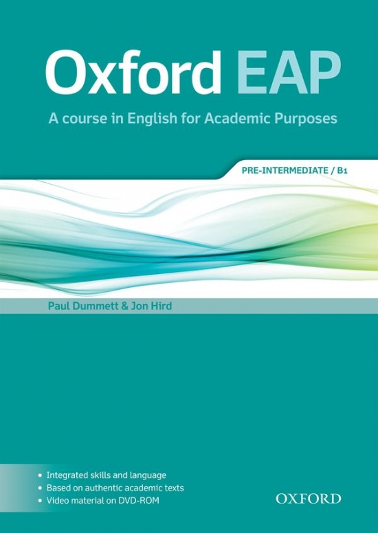 Oxford English for Academic Purposes B1 Student´s Book + DVD-ROM Pack Oxford University Press