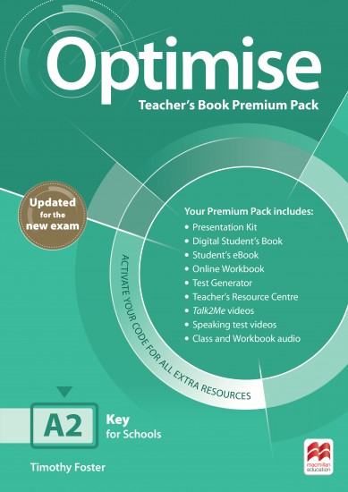 Optimise A2 Updated Teacher´s Book Premium Pack Macmillan