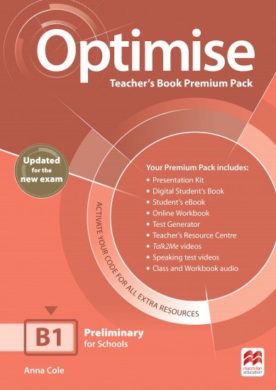 Optimise B1 Updated Teacher´s Book Premium Pack Macmillan