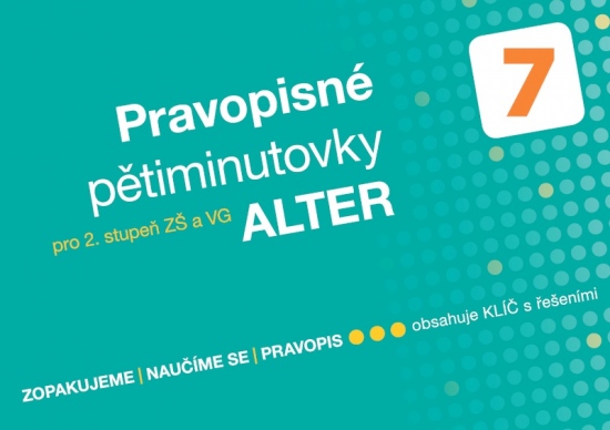 Pravopisné pětiminutovky 7 pro 2. stupeň ZŠ a VG (092133)