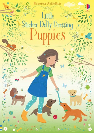 Little sticker dolly dressing Puppies Usborne Publishing