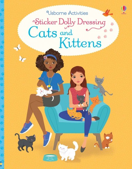 Sticker dolly dressing Cats and kittens Usborne Publishing