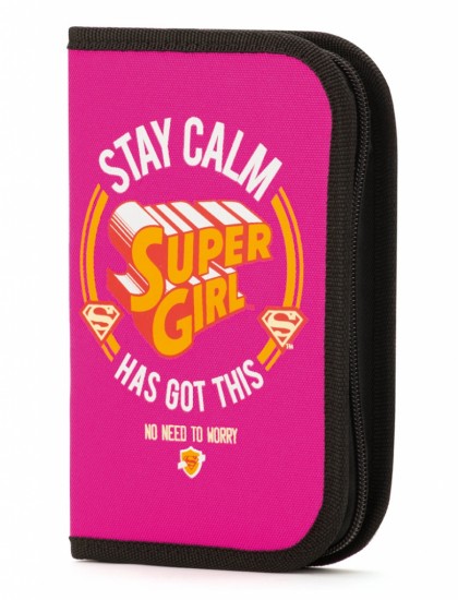 Školní penál Supergirl – STAY CALM Presco Group