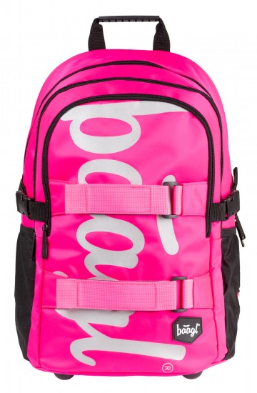 BAAGL Školní batoh skate Pink Presco Group