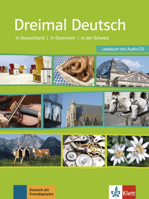 Dreimal Deutsch NEU, Lesebuch + Audio-CD Klett nakladatelství