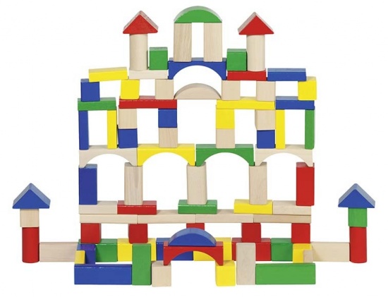 Stavební kostky Montessori