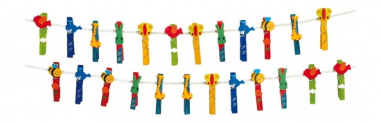 Kolíčky na prádlo - zvířátka Montessori