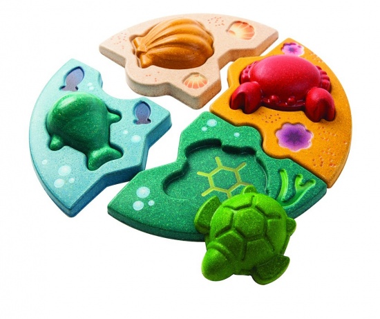 Puzzle - Mořský život Montessori