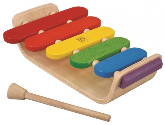 Oválný xylofon Montessori