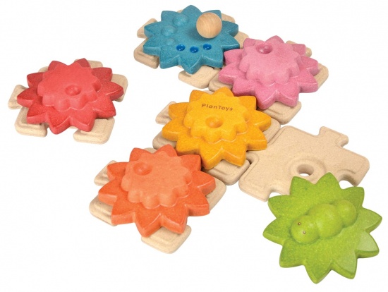Ozubená kola a puzzle - standard Montessori