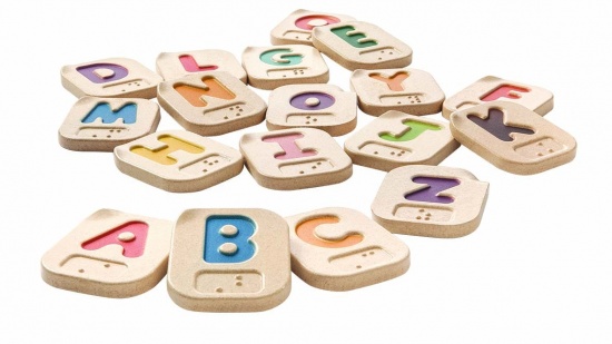 Braillova abeceda A-Z Montessori