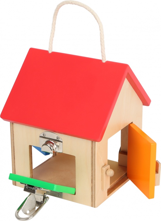 Dům se zámky - zmenšená verze Montessori