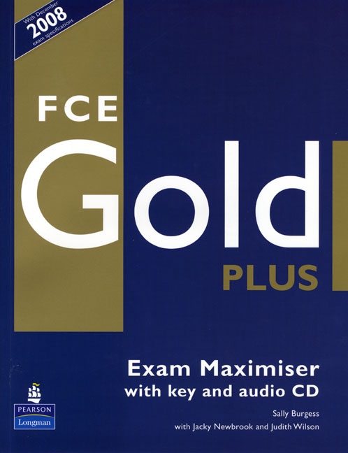 FCE Gold Plus Maximiser with Key and Audio CD Pearson