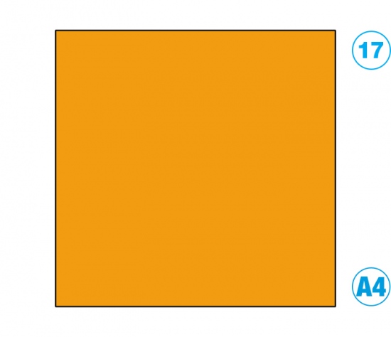 Papír A4 barevný oranžový Folia