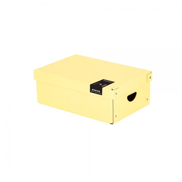 Krabice lamino malá PASTELINI žlutá KARTONPP