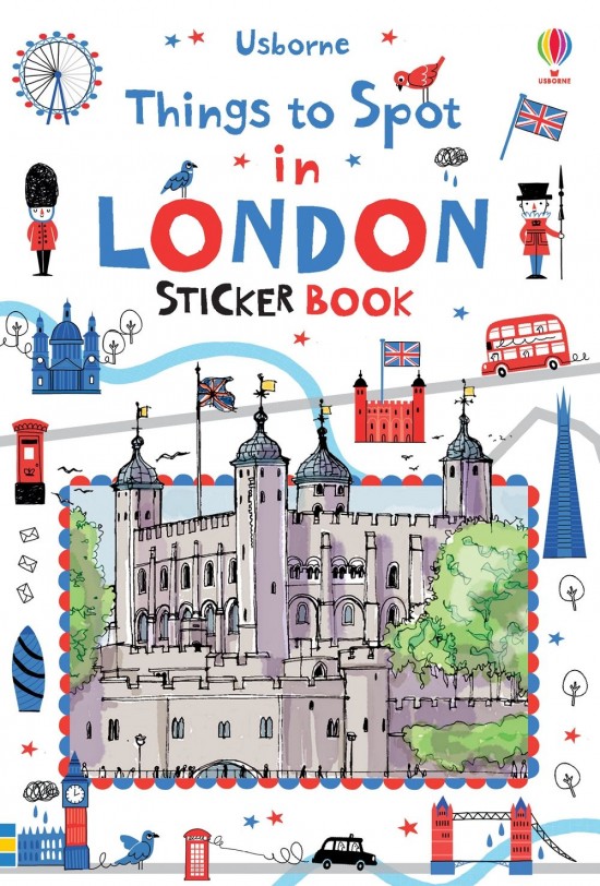 Things to spot in London Sticker Book Usborne Publishing