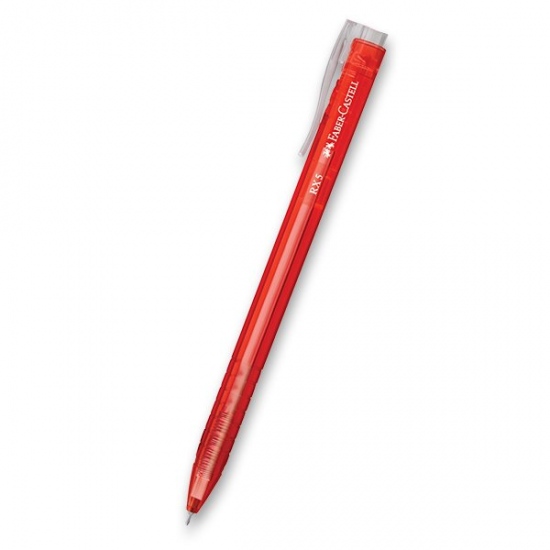 Kuličková tužka Faber Castell RX 0 5mm červená Faber-Castell