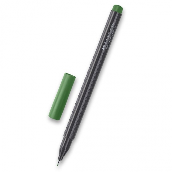 Popisovač Faber Castell Grip 0 4mm zelená Faber-Castell
