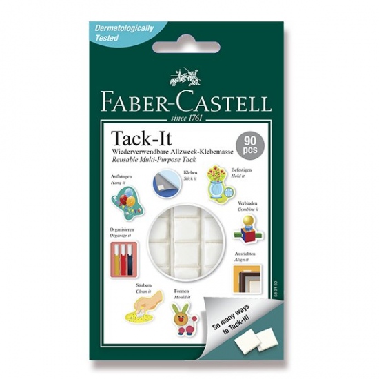 Lepicí hmota Faber Castell bílá TACK-IT 50g Faber-Castell
