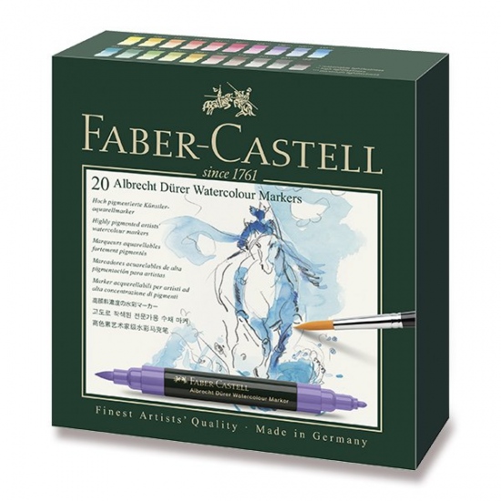 Popisovače Faber Castell Albrecht Dürer Akvarel sada 20 ks Faber-Castell
