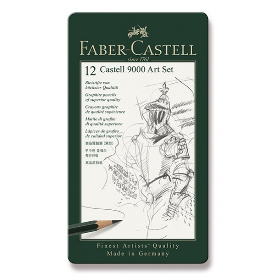 Grafitová tužka Faber Castell Castell 9000 Art plech 12 ks Faber-Castell