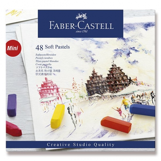 Suché křídy Faber Castell Mini pap.krabička 48ks Faber-Castell