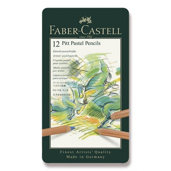 Pastelky Faber Castell Grip 2001 plech.krabička 24ks Faber-Castell