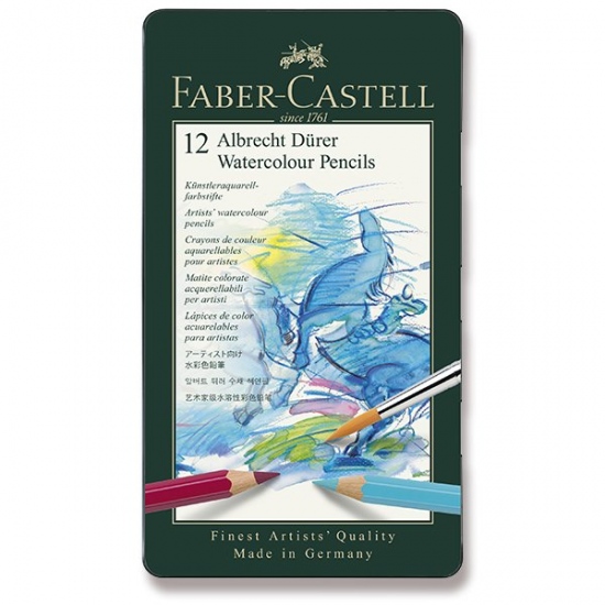 Pastelky Faber Castell Albrecht Dürer plech.krabička 12ks Faber-Castell