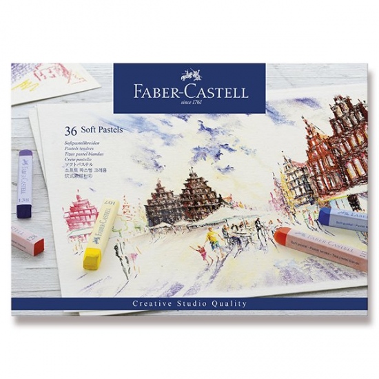 Suché křídy Faber Castell pap.krabička 36ks Faber-Castell