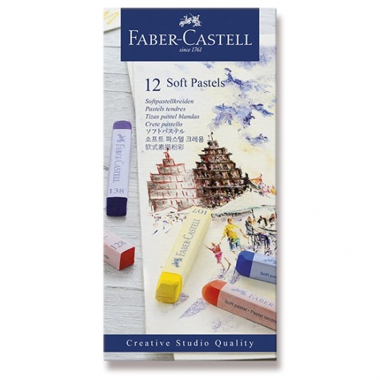 Suché křídy Faber Castell pap.krabička 12ks Faber-Castell