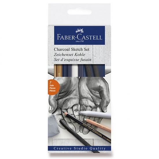 Pitt pastel Faber Castell Charcoal sketch sada 7ks Faber-Castell