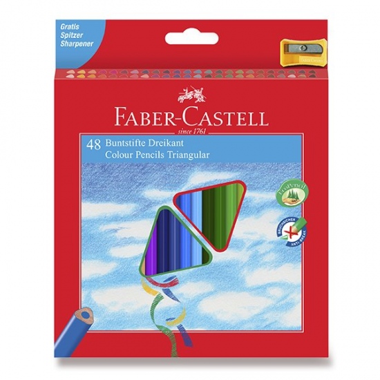 Pastelky Faber Castell ECO tříhranné 48ks Faber-Castell