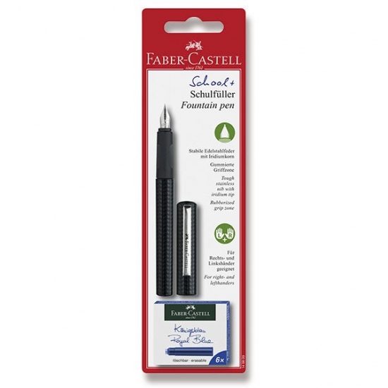 Bombičkové pero Faber Castell černé + 6 bombiček BL Faber-Castell