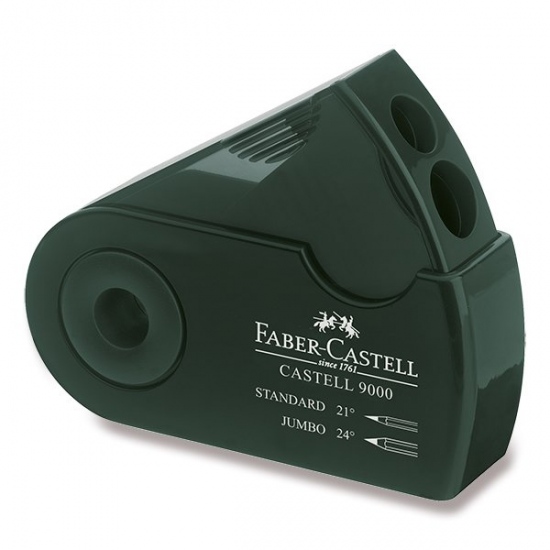 Ořezávátko Faber Castell 9000 dvojité zelená Faber-Castell