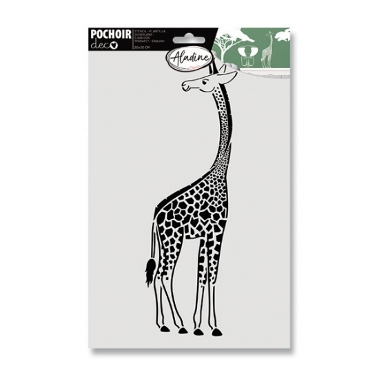Šablona Pochoir Textile Žirafa Aladine