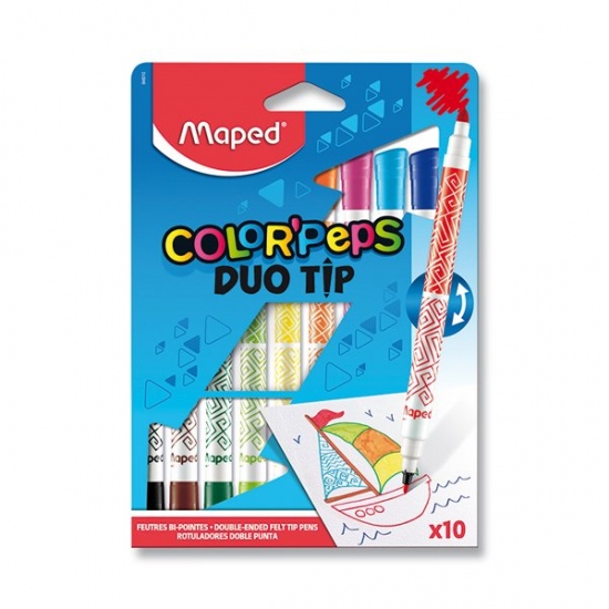 Fixy Color Peps Duo Tip 10 barev Maped